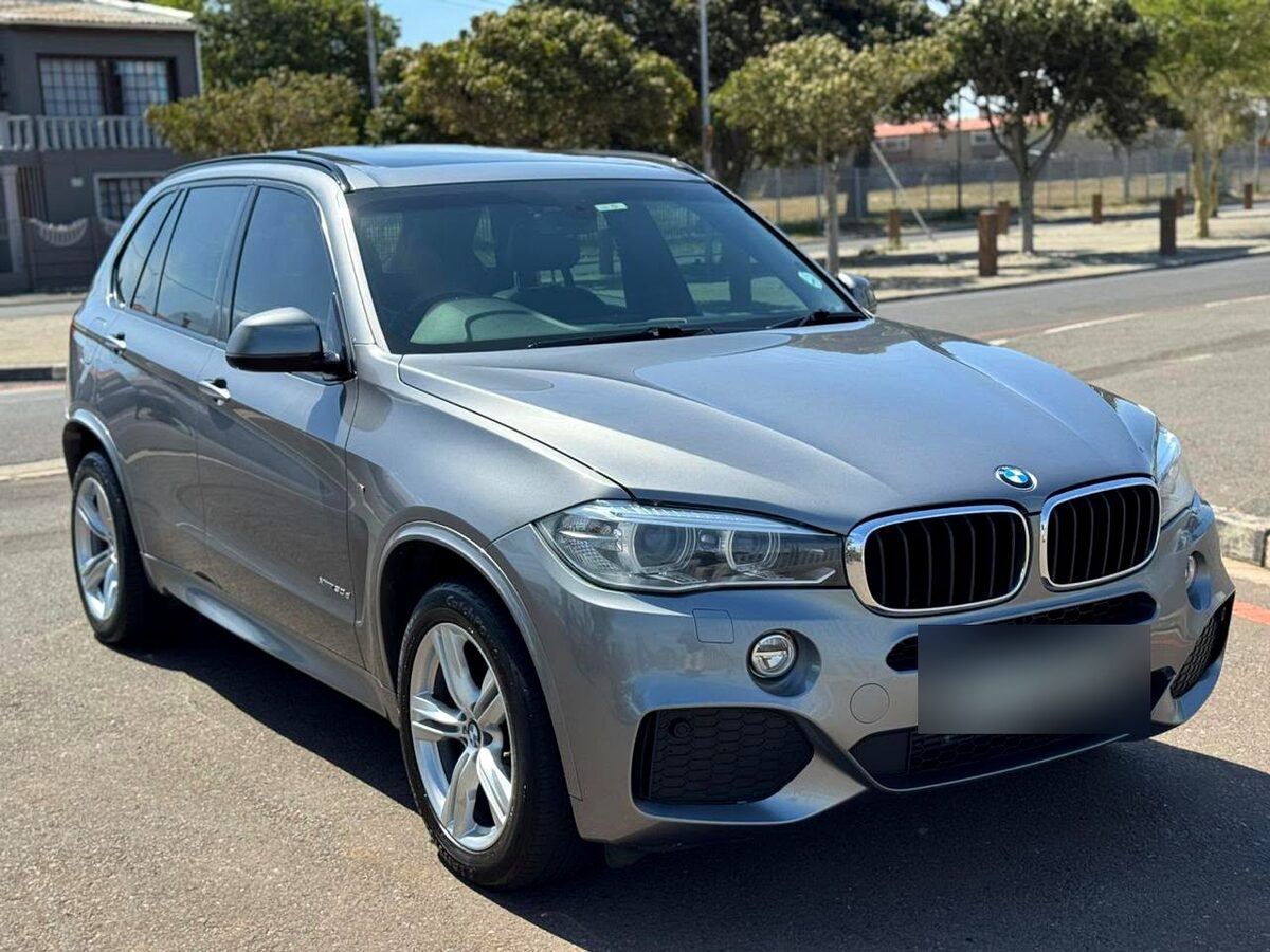 Grey BMW X5 luxury SUV