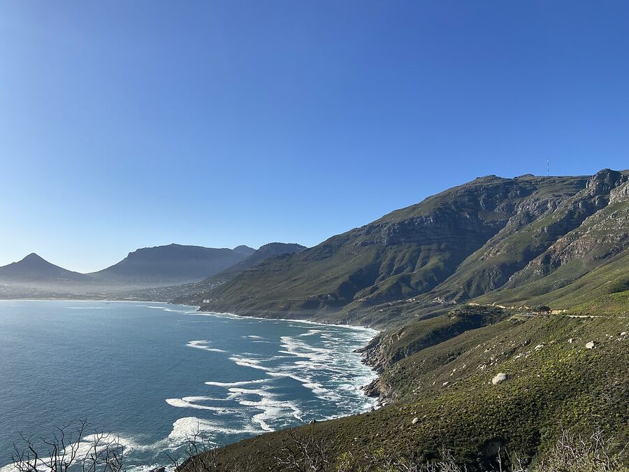 View over Hout Bay from Chapman's Peak lookout